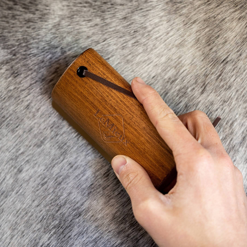 LeMieux Artisan Shedding Comb - Brown-1